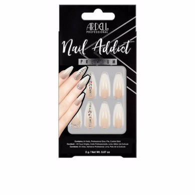 NAIL ADDICT nude light crystal 1 u