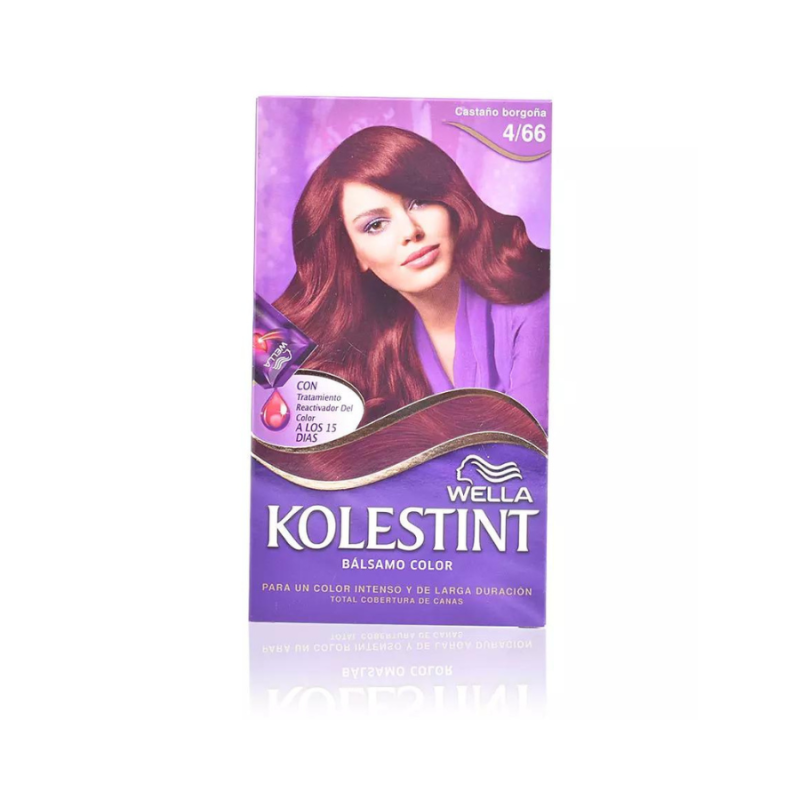 Wella KOLESTINT tinte balsamo color 4-66 castano borgona 1 u