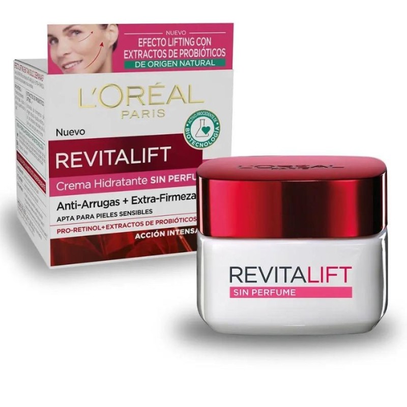 REVITALIFT SIN perfume piel sensible antiarrugas SPF15 50 ml