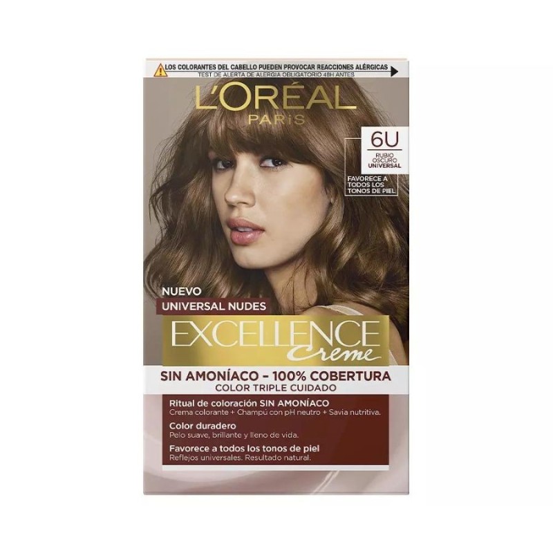 EXCELLENCE NUDES tinte 6u dark blonde 5 u