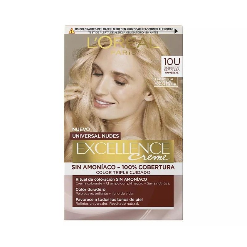 EXCELLENCE NUDES tinte 10u lightest blonde 5 u