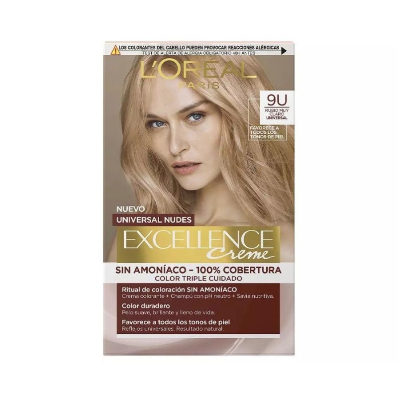 EXCELLENCE NUDES tinte 9u very light blonde 5 u