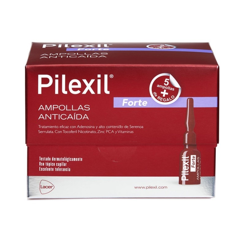 PILEXIL FORTE AMPOLLAS anticaída promo 15 + 5 de regalo 20 u