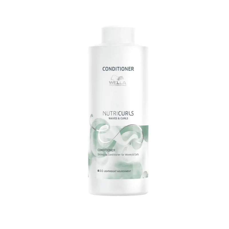 NUTRICURLS Acondicionador Limpiador Cabello con Rizos y Ondas 1000 ml