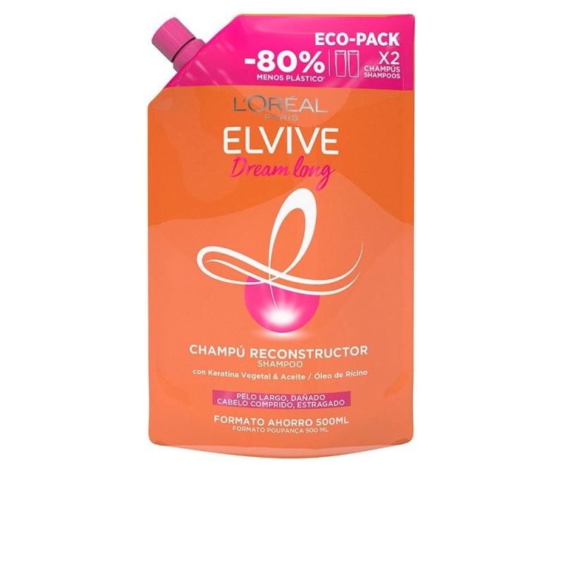 ELVIVE DREAM LONG champú reconstructor recarga eco pack 500 ml