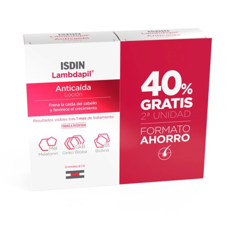 LAMBDAPIL anticaída loción monodosis duo 2 x 20 u