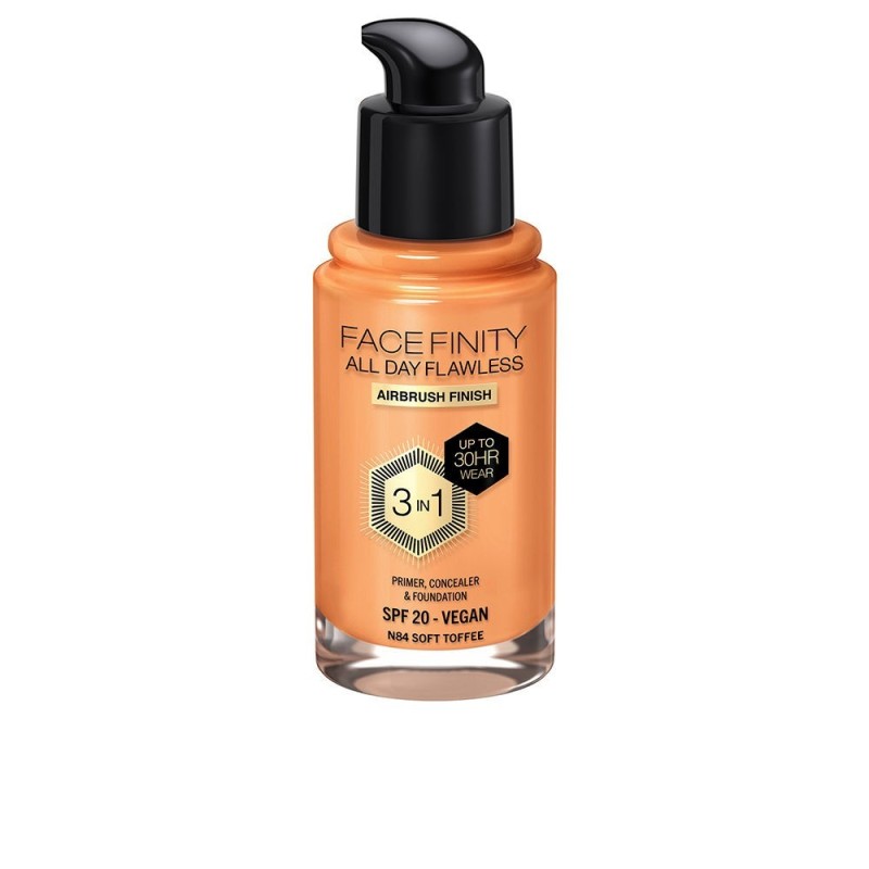 FACEFINITY ALL DAY FLAWLESS 3 IN 1 foundation N84 soft toffee 30 ml