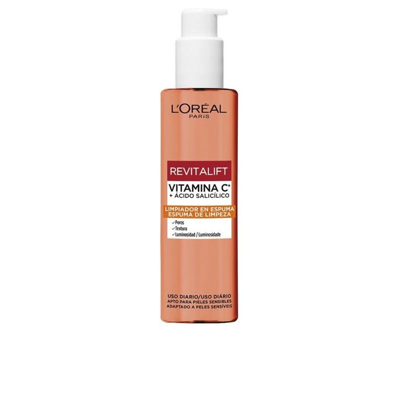 REVITALIFT VITAMINA C + ÁCIDO SALICÍCO limpiador en espuma 150 ml