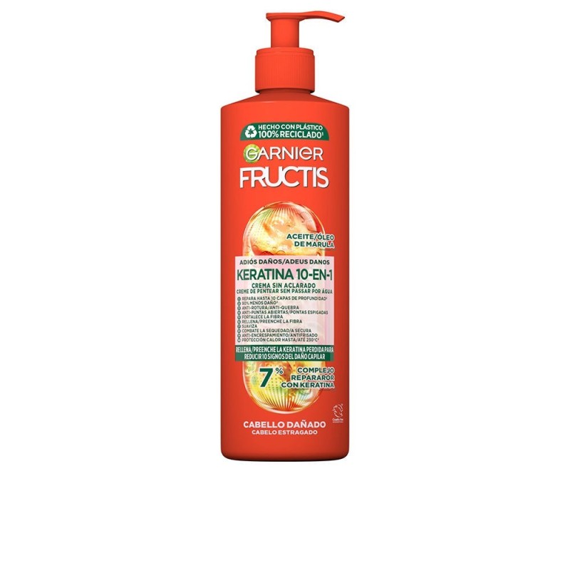 FRUCTIS KERATINA 10-EN-1 crema sin aclarado 400 ml