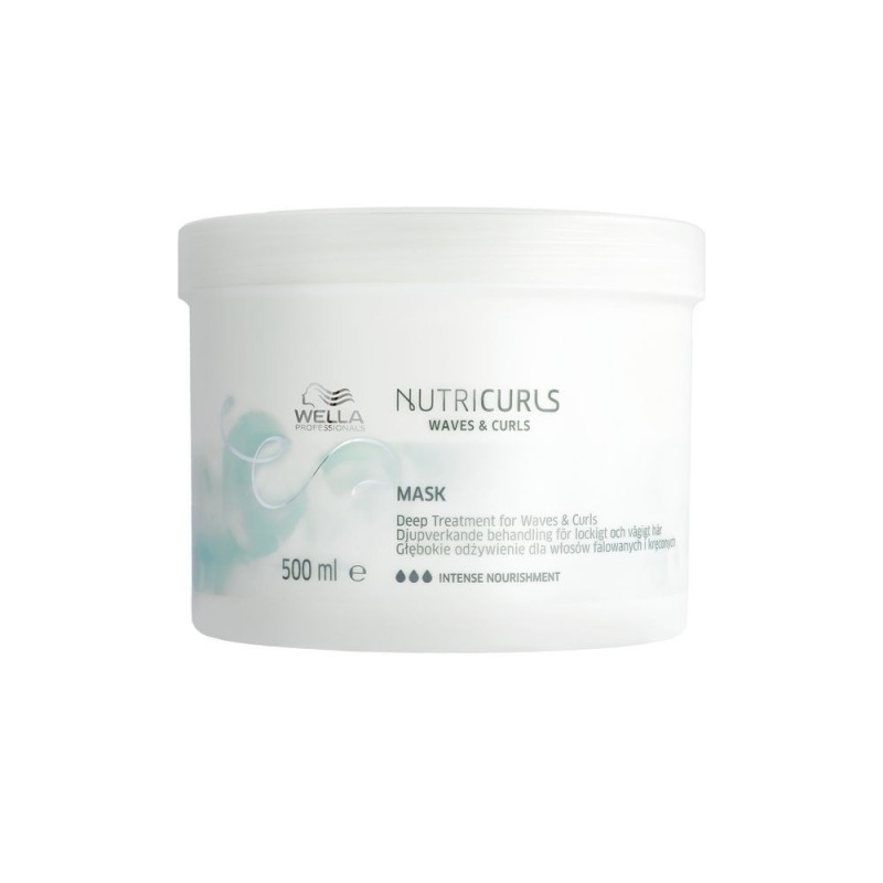 NUTRICURLS Mascarilla Cabello con Rizos y Ondas 500 ml