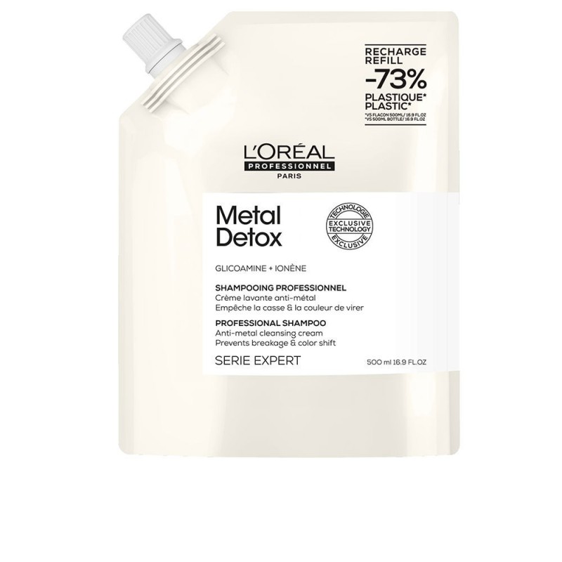 METAL DETOX Champú para Cabello dañado recarga 500 ml