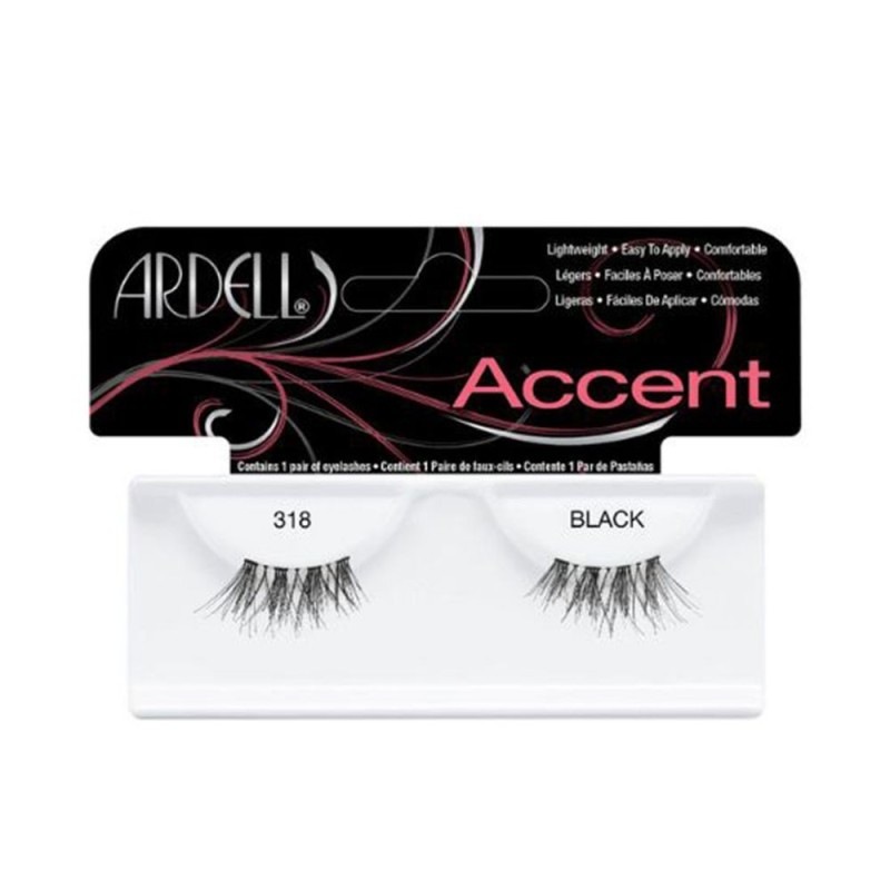 ACCENT pestanas 318 black 1 u