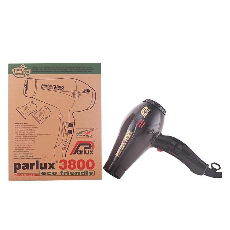 PARLUX 3800 ECO secador negro 1 u