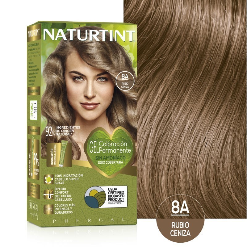 NATURTINT 8A rubio ceniza 170 ml