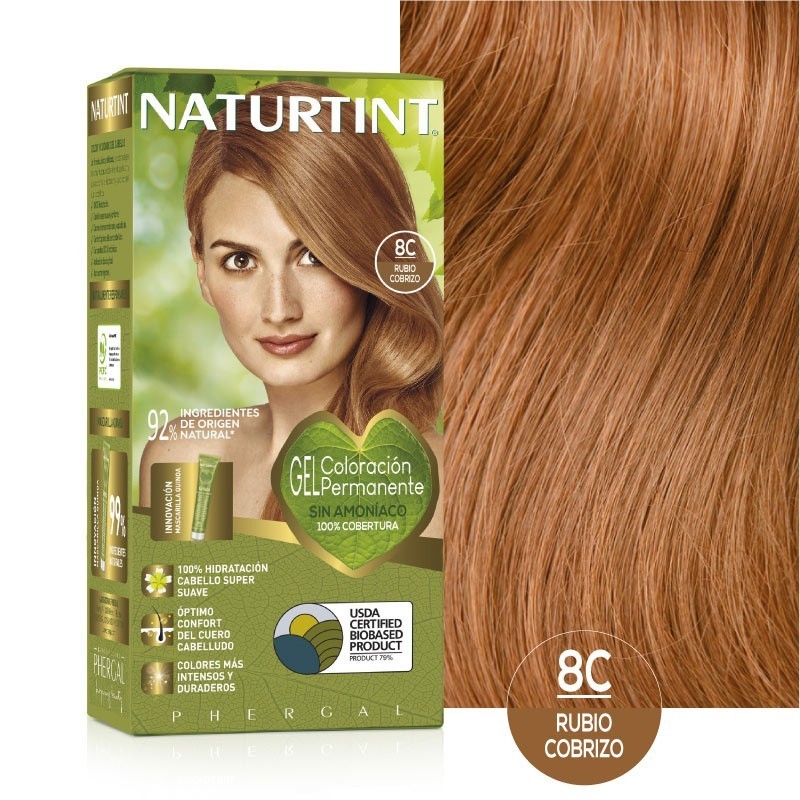 NATURTINT 8C rubio cobrizo 170 ml