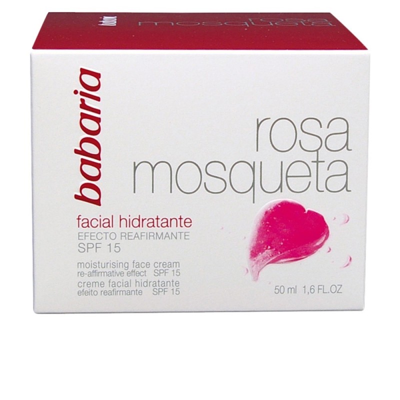 ROSA MOSQUETA HIDRATANTE 24H crema facial SPF15 50 ml