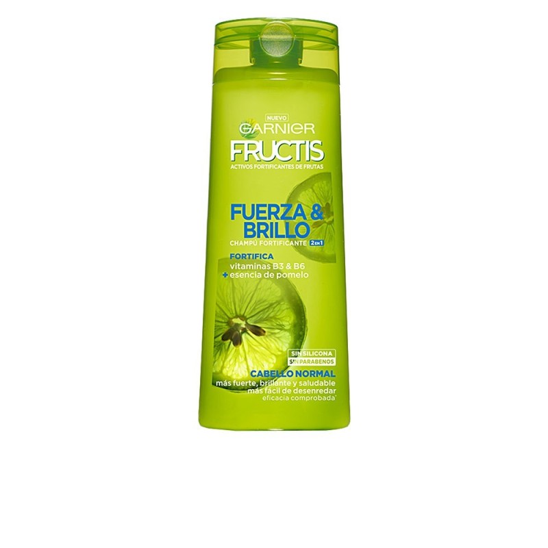 FRUCTIS FUERZA & BRILLO 2 en 1 champú 360 ml