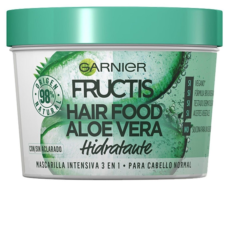 FRUCTIS HAIR FOOD aloe vera mascarilla hidratante 390 ml