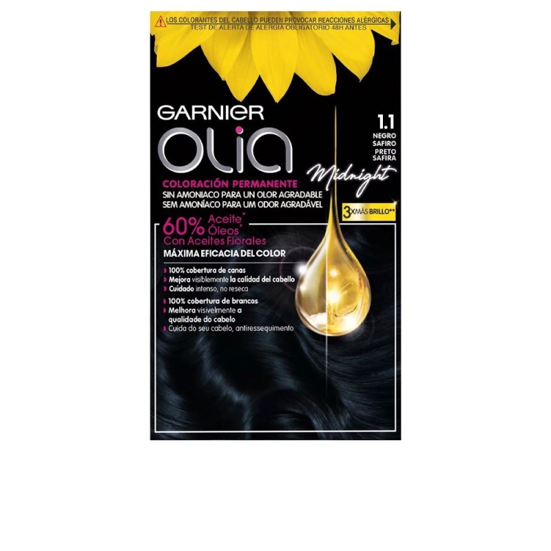 OLIA Coloracion Permanente 110 Black Sapphire 4 pz