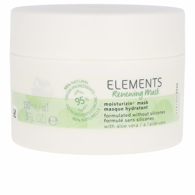 ELEMENTS Mascarilla Hidratante Renovadora Sin Siliconas Todo tipo de Cabellos 150 ml