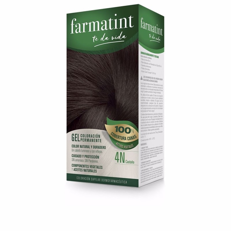 FARMATINT GEL coloracion permanente 4n castano 5 u