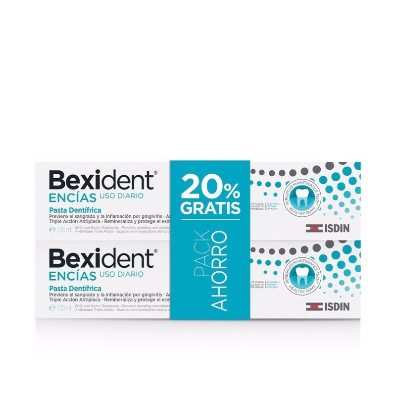 BEXIDENT ENCÍAS uso diario pasta dentífrica pack 2 x 125 ml