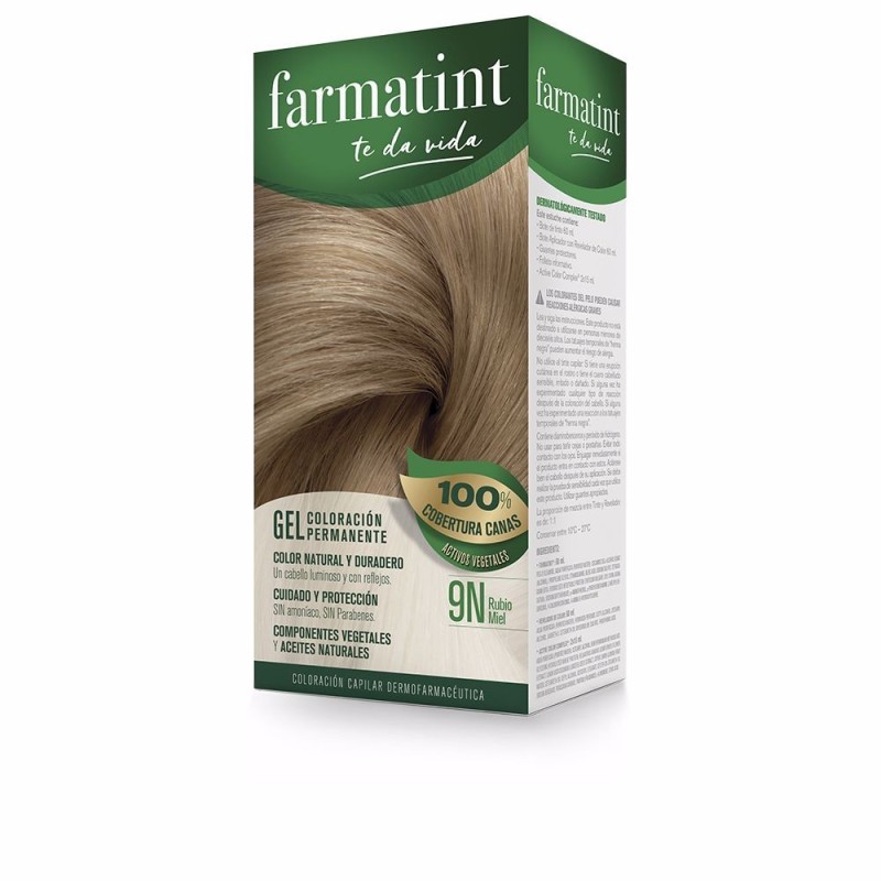 FARMATINT GEL coloracion permanente 9n rubio miel 5 u