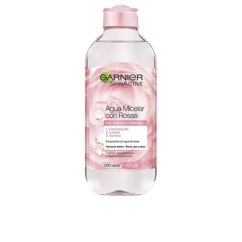 SKINACTIVE AGUA ROSAS agua micelar 400 ml