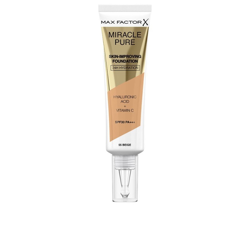 MIRACLE PURE foundation SPF30 55 beige 30 ml