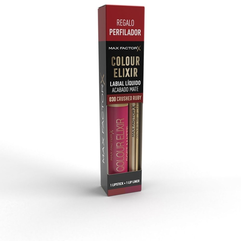 COLOUR ELIXIR LIPLINER SOFT MATTE LOTE 030 Crushed Ruby 2 u