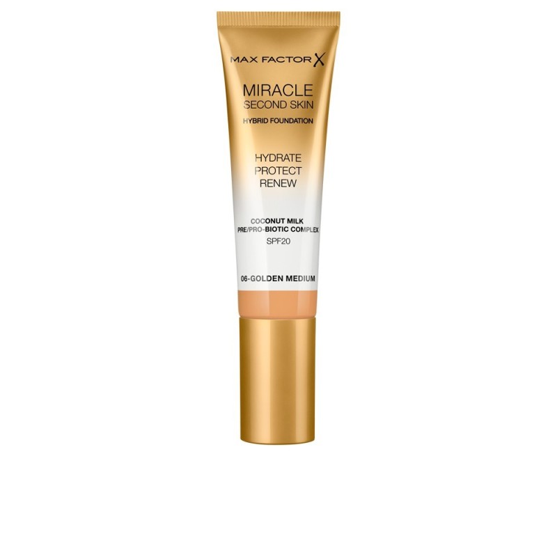 MIRACLE TOUCH second skin foundSPF20 6 golden medium