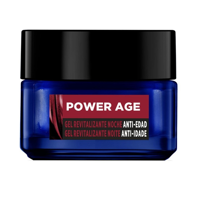 MEN EXPERT POWER AGE gel revitalizante noche anti-edad 50 ml