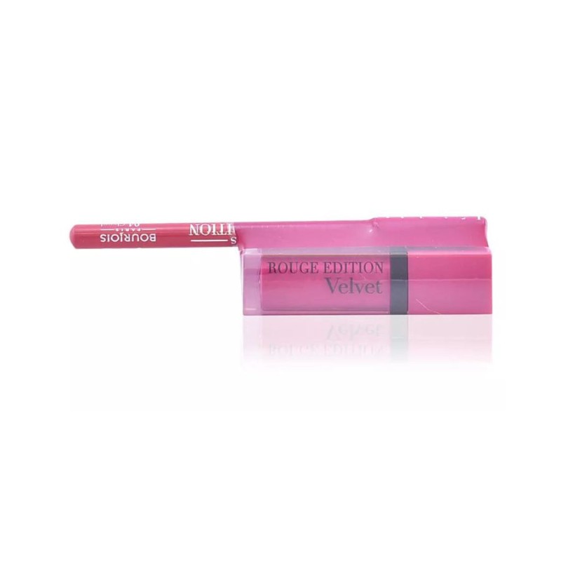 Bourjois ROUGE EDITION VELVET lipstick 06 + contour lipliner 4