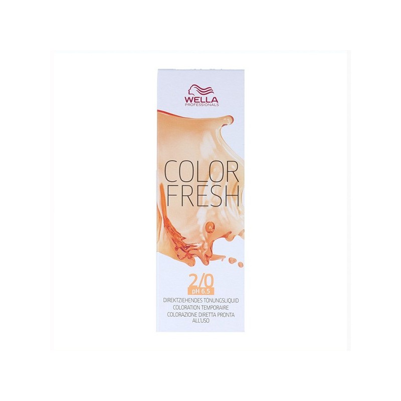 Wella Tinte Color Fresh 2/0 Negro 75 ml