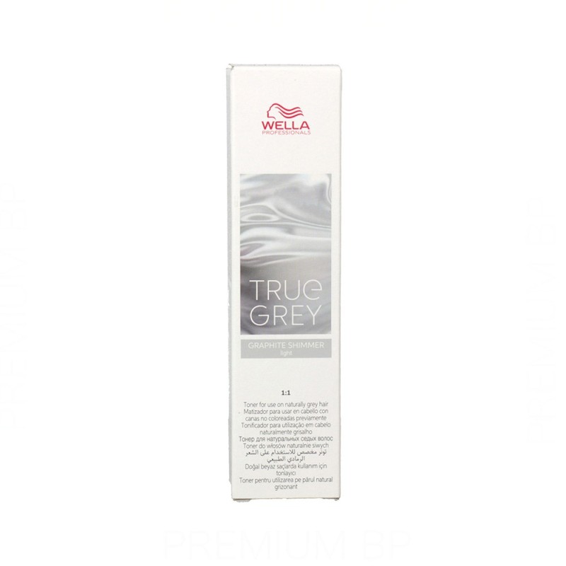 Wella True Grey Matizador en Crema Graphit Shimmer Light 60 ml