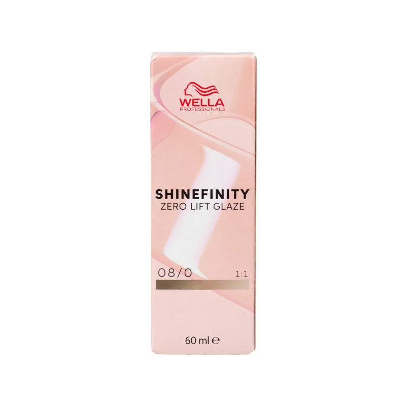 Wella Tinte Shinefinity Color 08/0 Natural Latte 60 ml