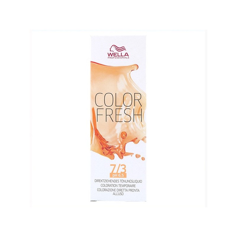 Wella Tinte Color Fresh 7/3 Rubio Medio Dorado 75 ml