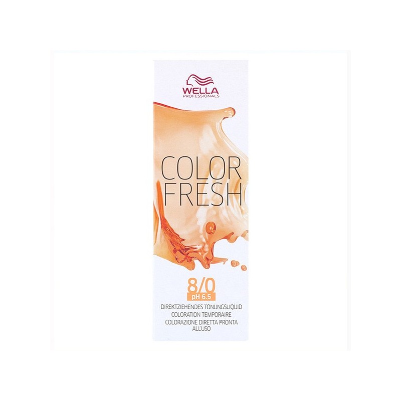 Wella Tinte Color Fresh 8/0 Rubio Intenso Claro 75 ml