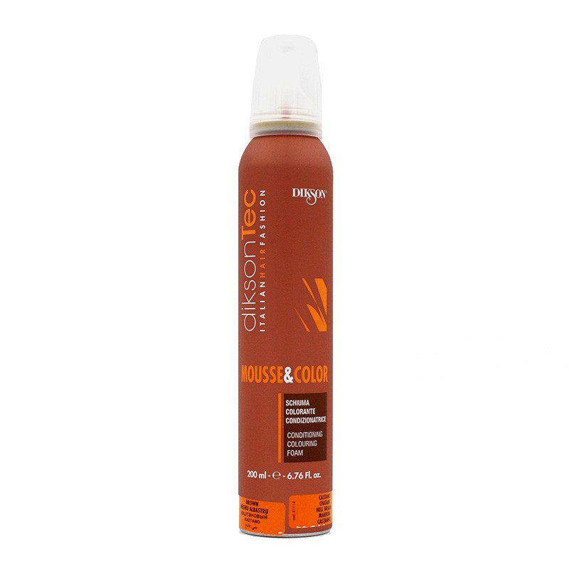 Dikson Tec Mousse & Color Castaño 200 Ml