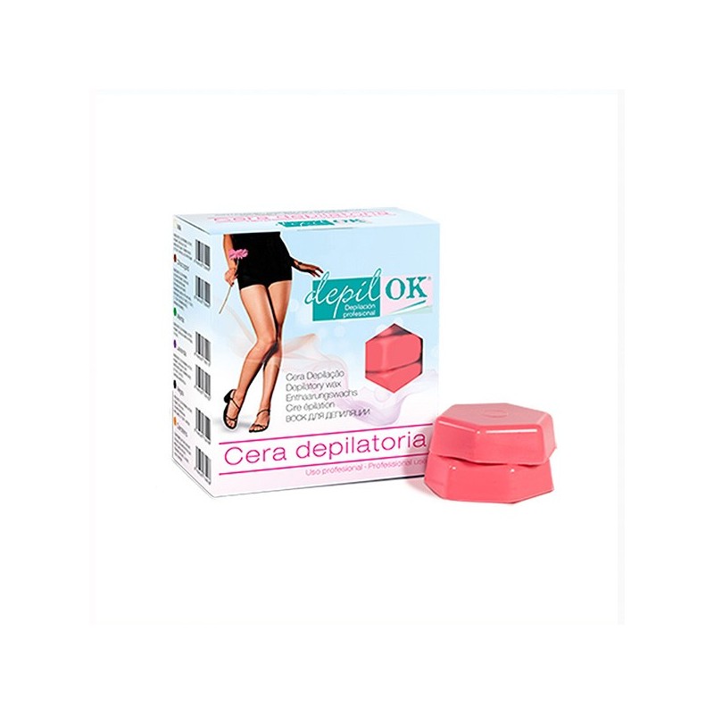 Depil-ok Cera Baja Fusión Rosa Supra 1 Kg