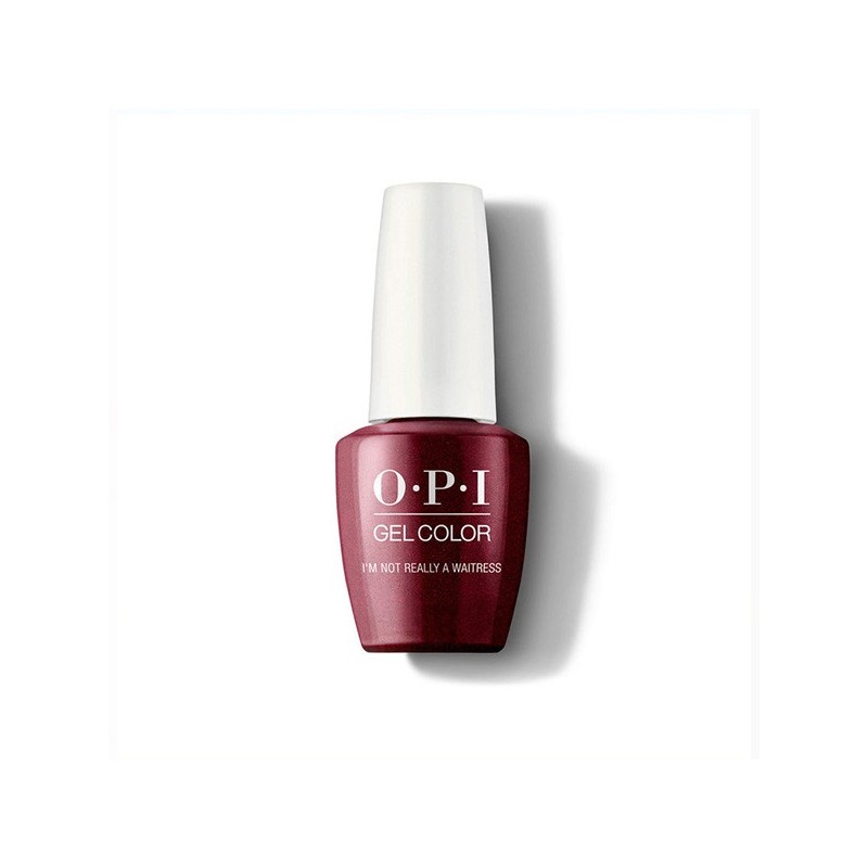 Opi Gel Color I'M Not Really A Waitress / Rojo Oscuro 15 ml