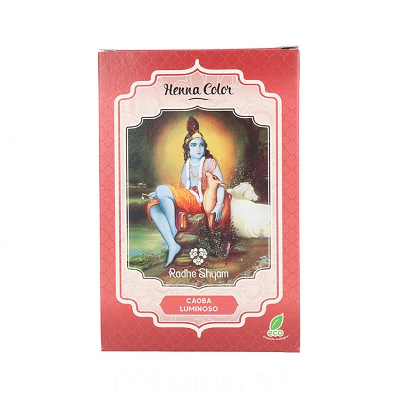 Radhe Shyam Henna En Polvo Caoba Luminoso 100 Gr