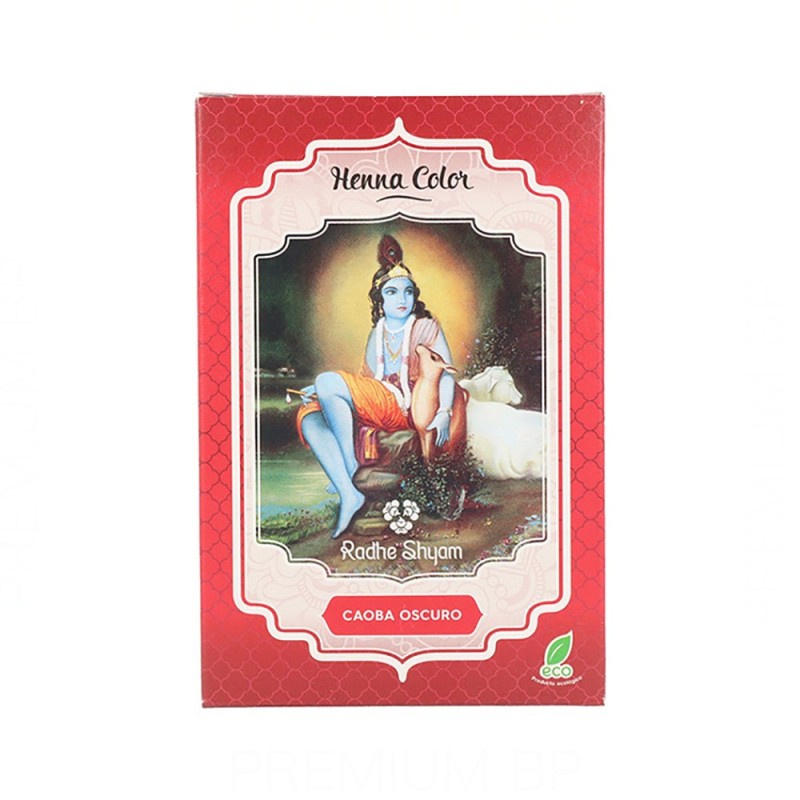 Radhe Shyam Henna En Polvo Caoba Oscuro 100 Gr