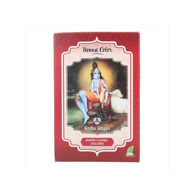 Radhe Shyam Henna En Polvo Super Caoba Oscuro 100 Gr