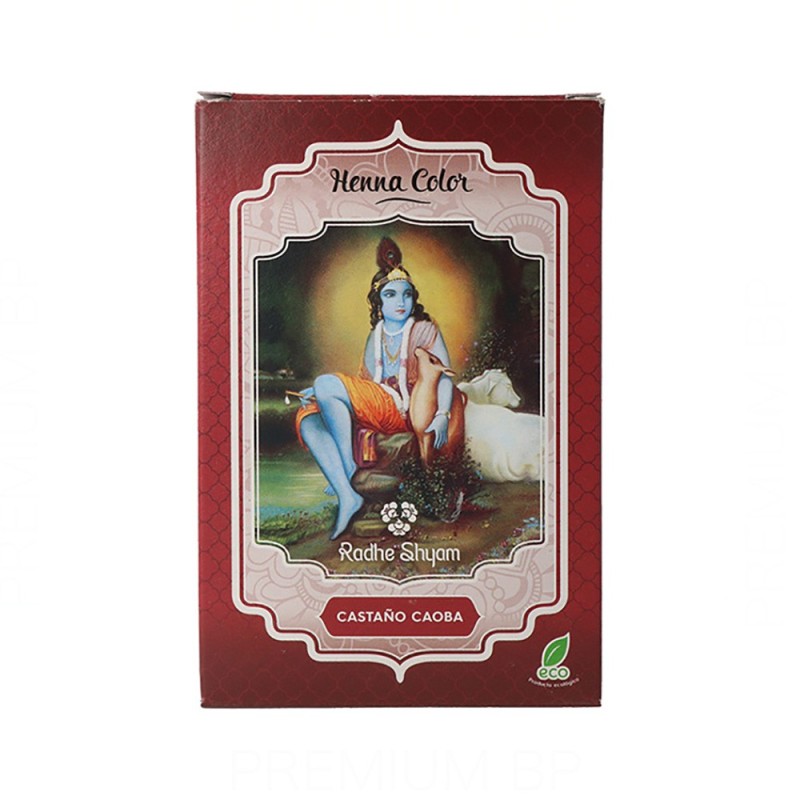 Radhe Shyam Henna En Polvo Castaño Caoba 100 Gr