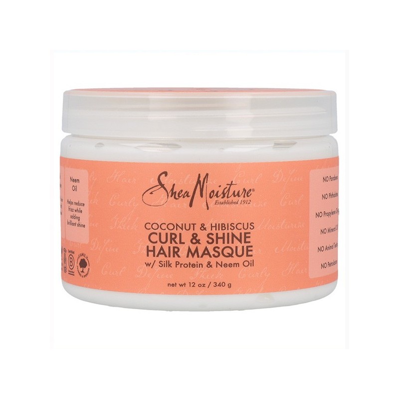 Shea Moisture Coconut & Hibiscus Curl Tratamiento Mascarilla 340 Gr