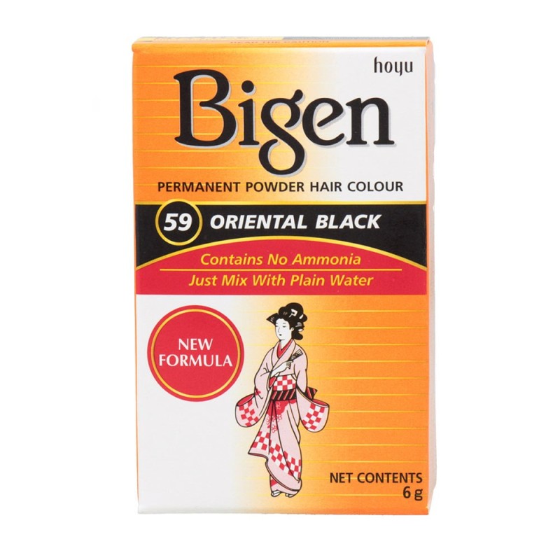 Bigen Tinte en Polvo 59 Oriental Black 6 Gr