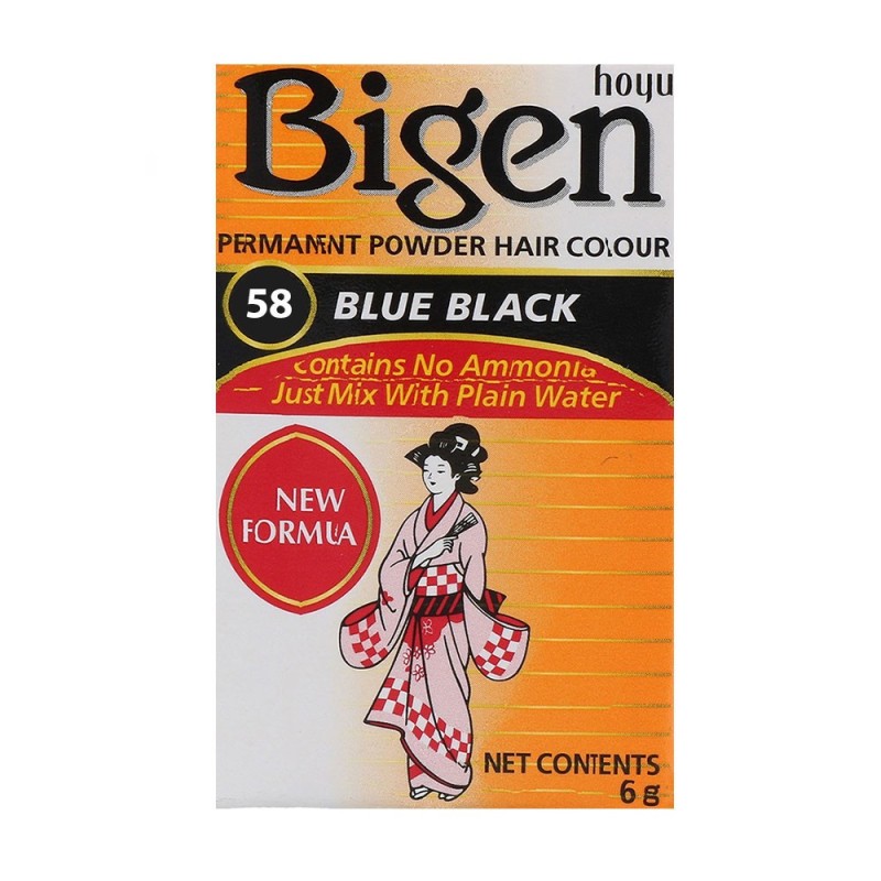 Bigen Tinte en Polvo 58 Black Brown 6 Gr