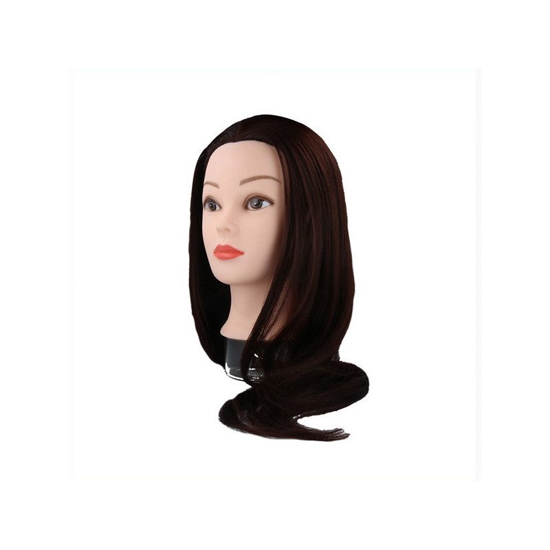 Unika Maniqui Cabello Sintetico 45/50Cm (Castaño)