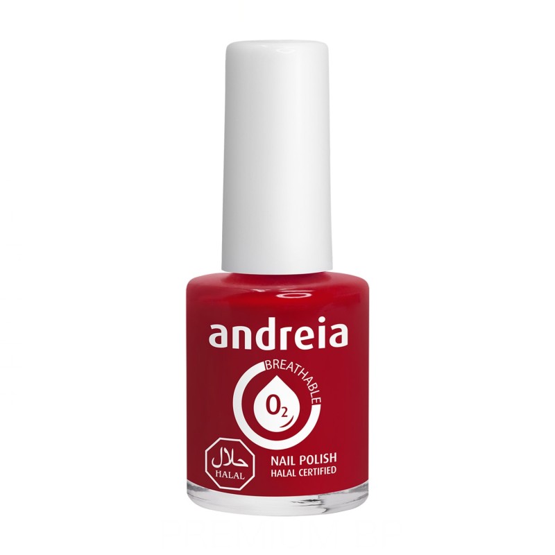 Andreia Breathable Nail Polish Color B6 Rojo 10,5 ml